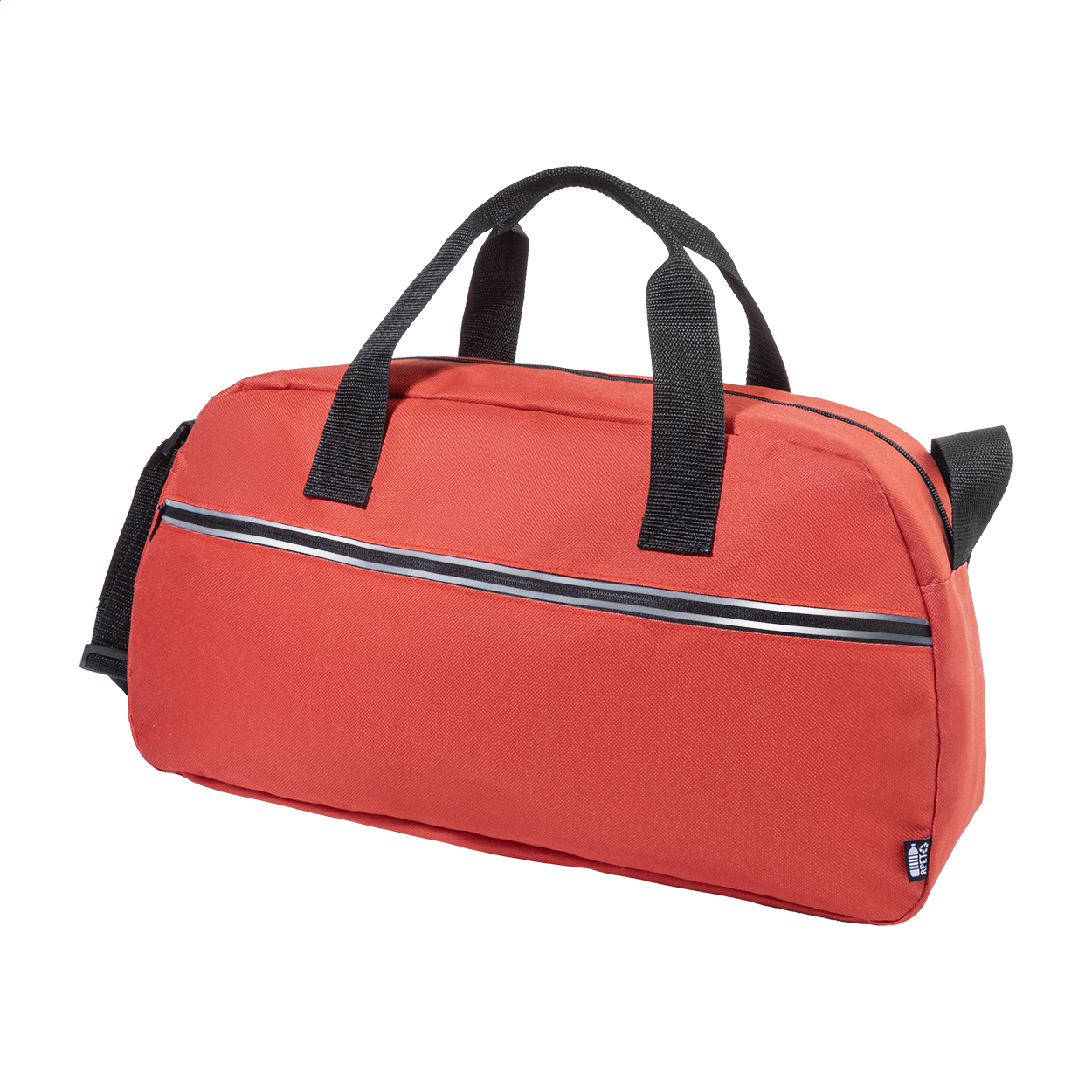 Borsone sportivo in RPET — gadget promozionale personalizzabile con il tuo logo