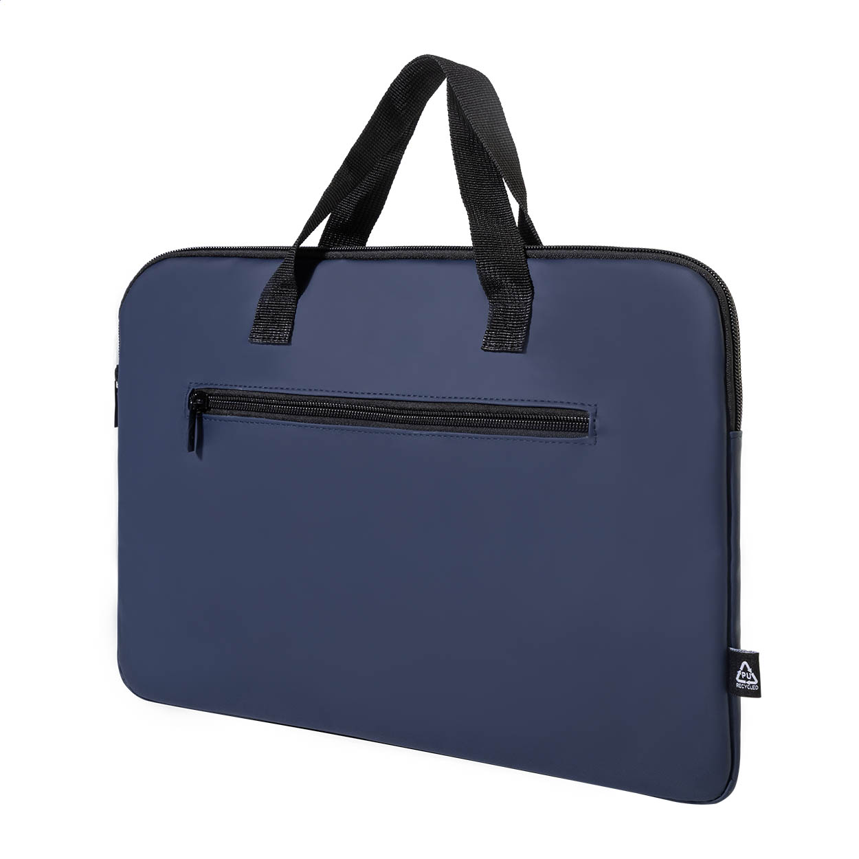 Borsa in RPU per computer portatile — gadget promozionale personalizzabile con il tuo logo