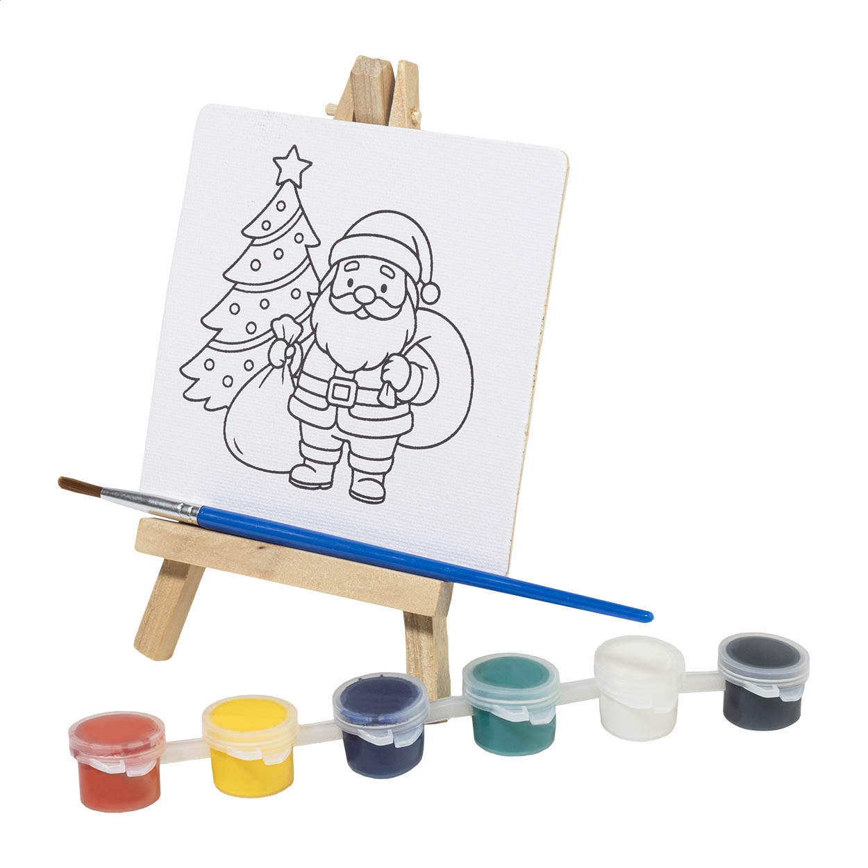 Set da pittura natalizio — gadget promozionale personalizzabile con il tuo logo