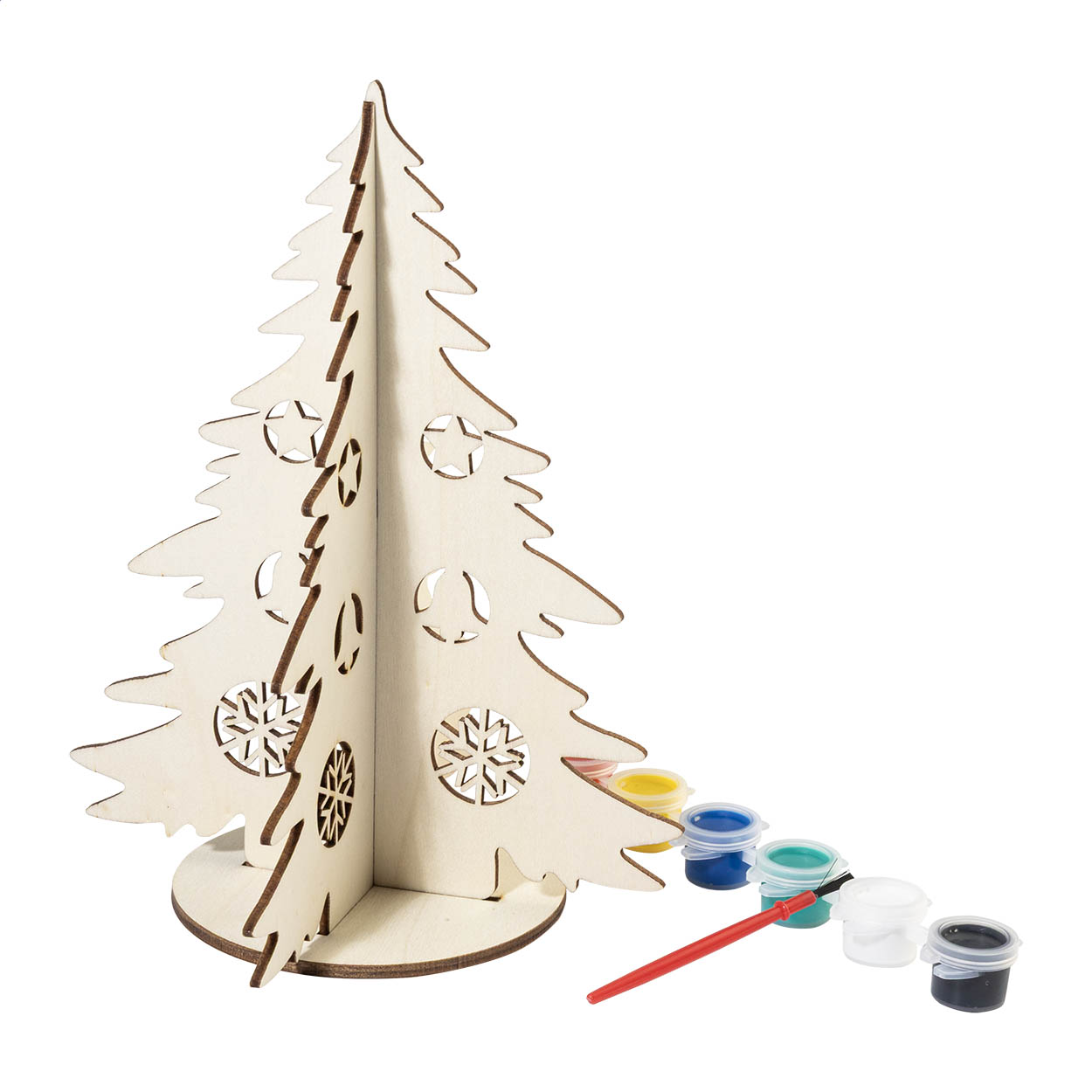 Albero di Natale fai da te — gadget promozionale personalizzabile con il tuo logo
