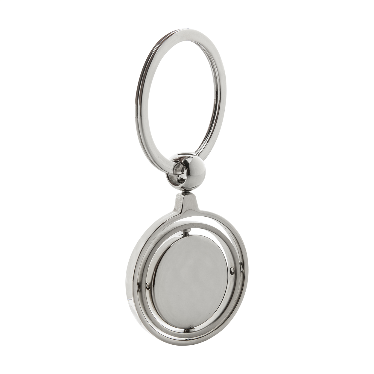 Portachiavi con area interna pivotante — gadget promozionale personalizzabile con il tuo logo