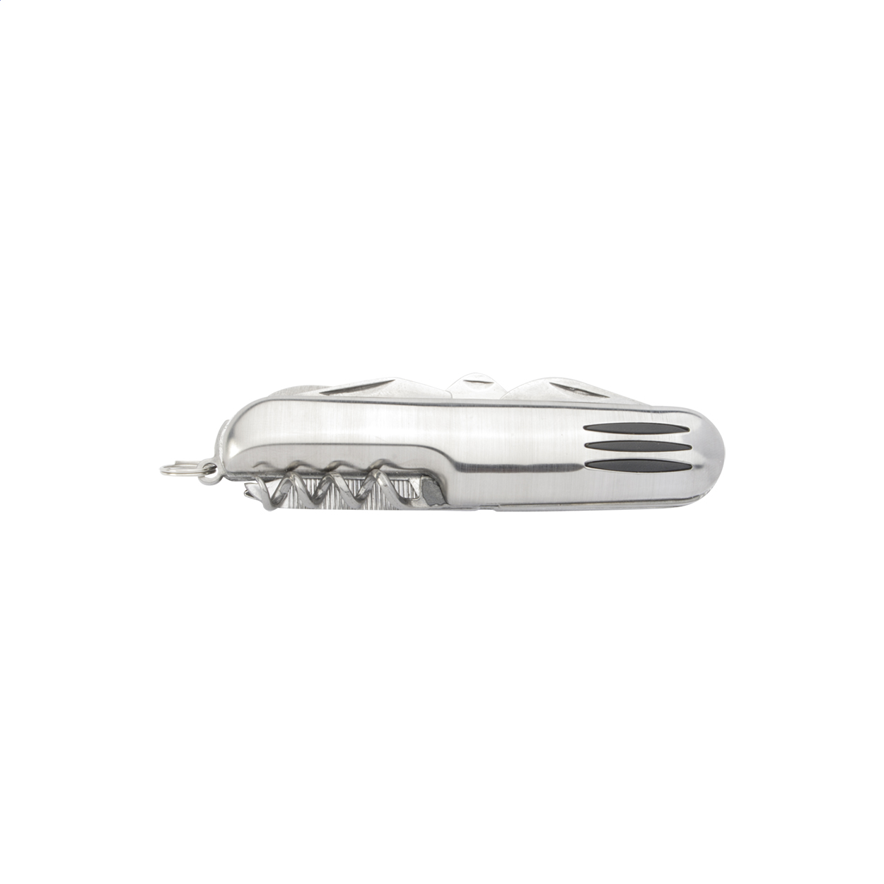 Coltello tascabile in metallo con 7 funzioni — gadget promozionale personalizzabile con il tuo logo