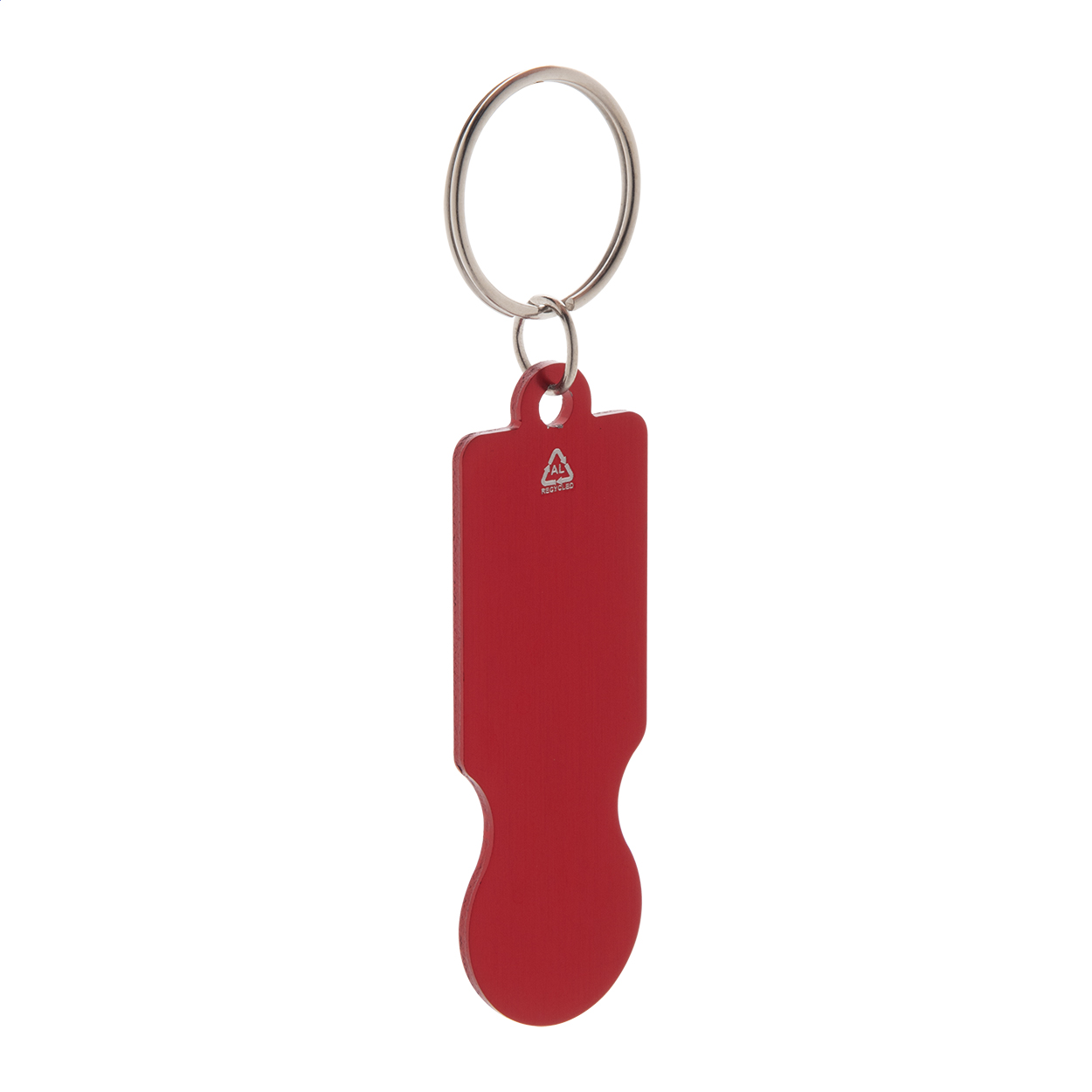 Portachiavi con gettone — gadget promozionale personalizzabile con il tuo logo