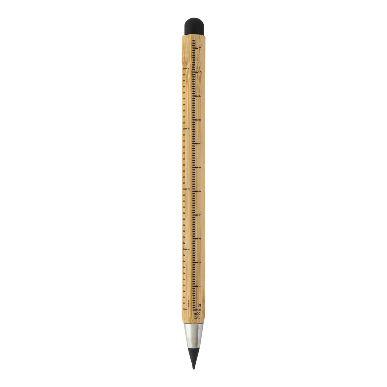 Penna senza inchiostro con righello — gadget promozionale personalizzabile con il tuo logo