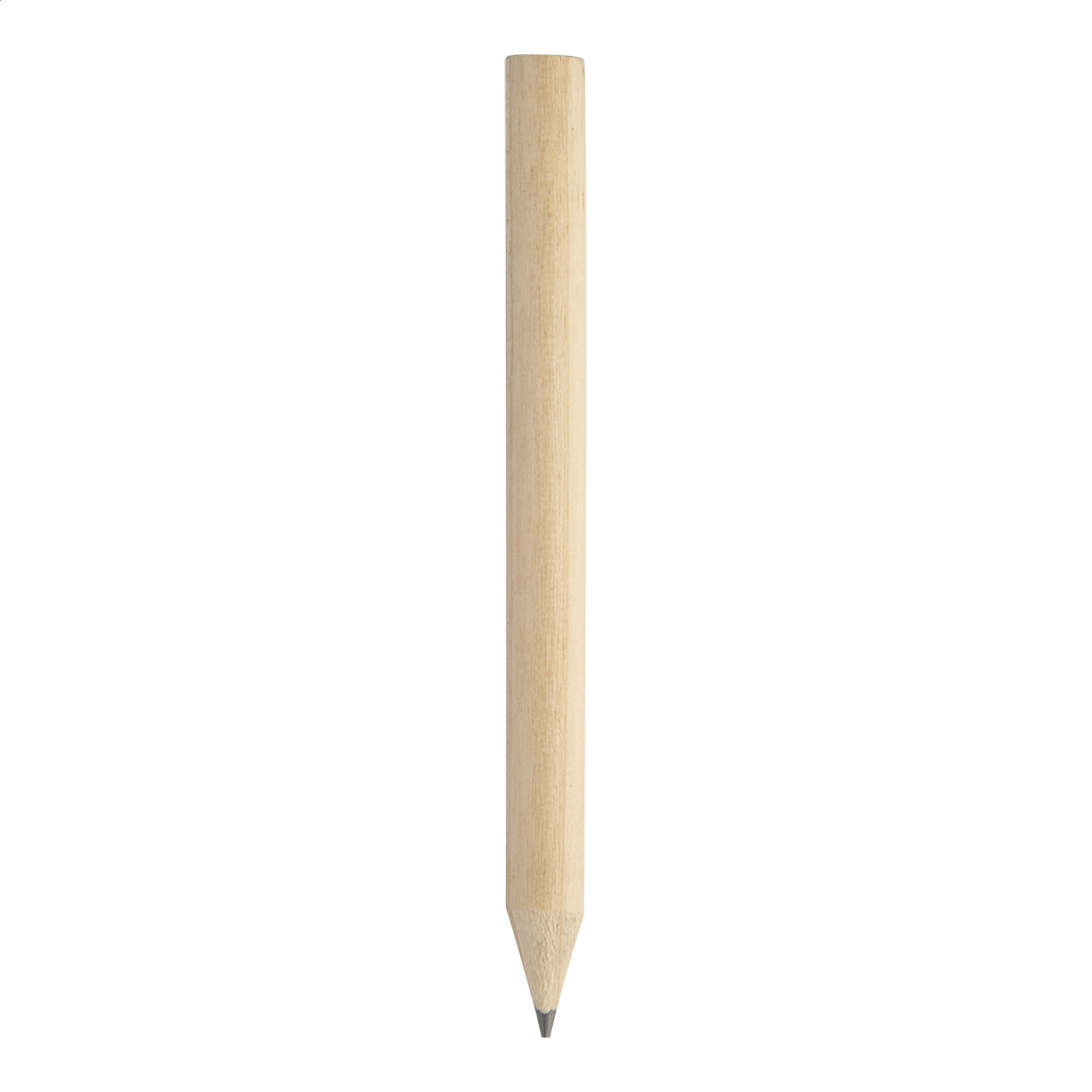 Mini matita in legno, temperata — gadget promozionale personalizzabile con il tuo logo