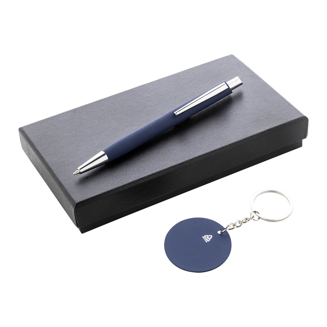 Set penna con portachiavi — gadget promozionale personalizzabile con il tuo logo