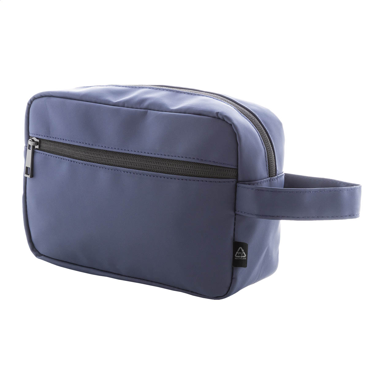 Trousse per cosmetici in RPU — gadget promozionale personalizzabile con il tuo logo