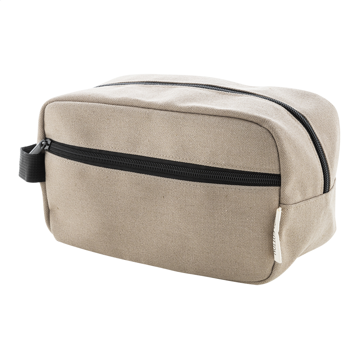 Trousse in canvas riciclato — gadget promozionale personalizzabile con il tuo logo