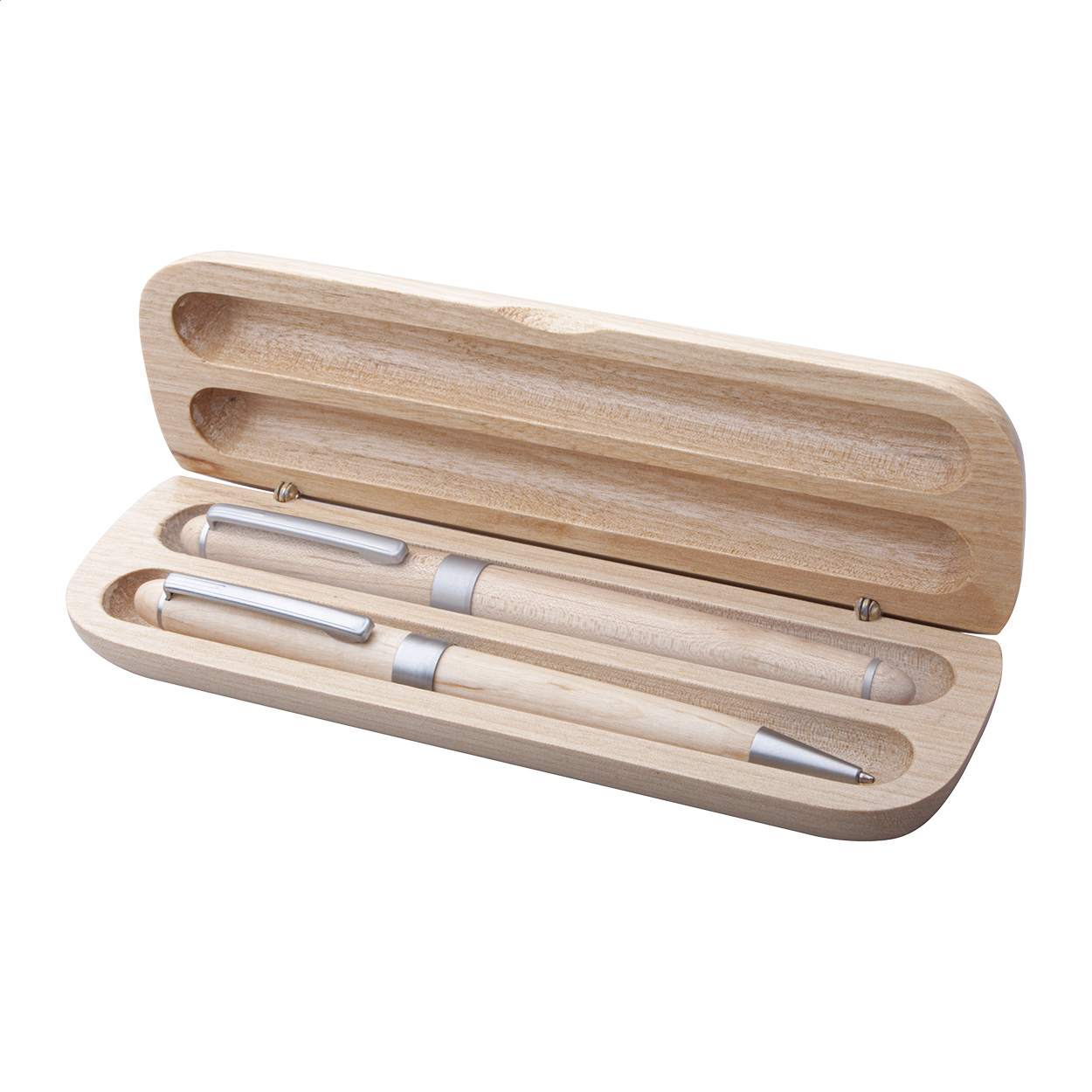 set penne in legno — gadget promozionale personalizzabile con il tuo logo