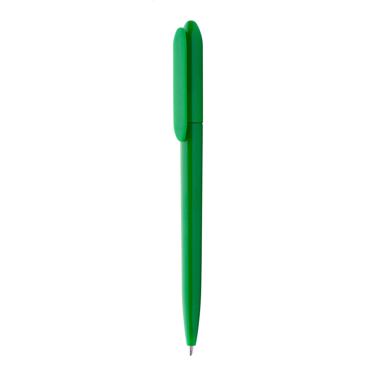 Penna a sfera in plastica con refill blu — gadget promozionale personalizzabile con il tuo logo