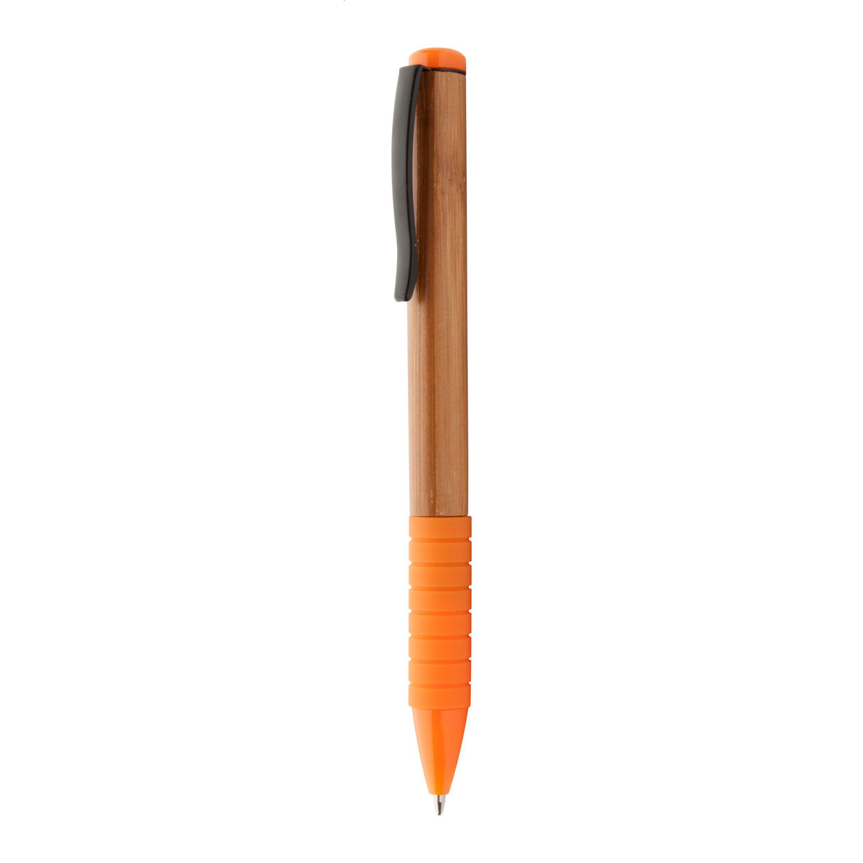 penna a sfera bambù — gadget promozionale personalizzabile con il tuo logo