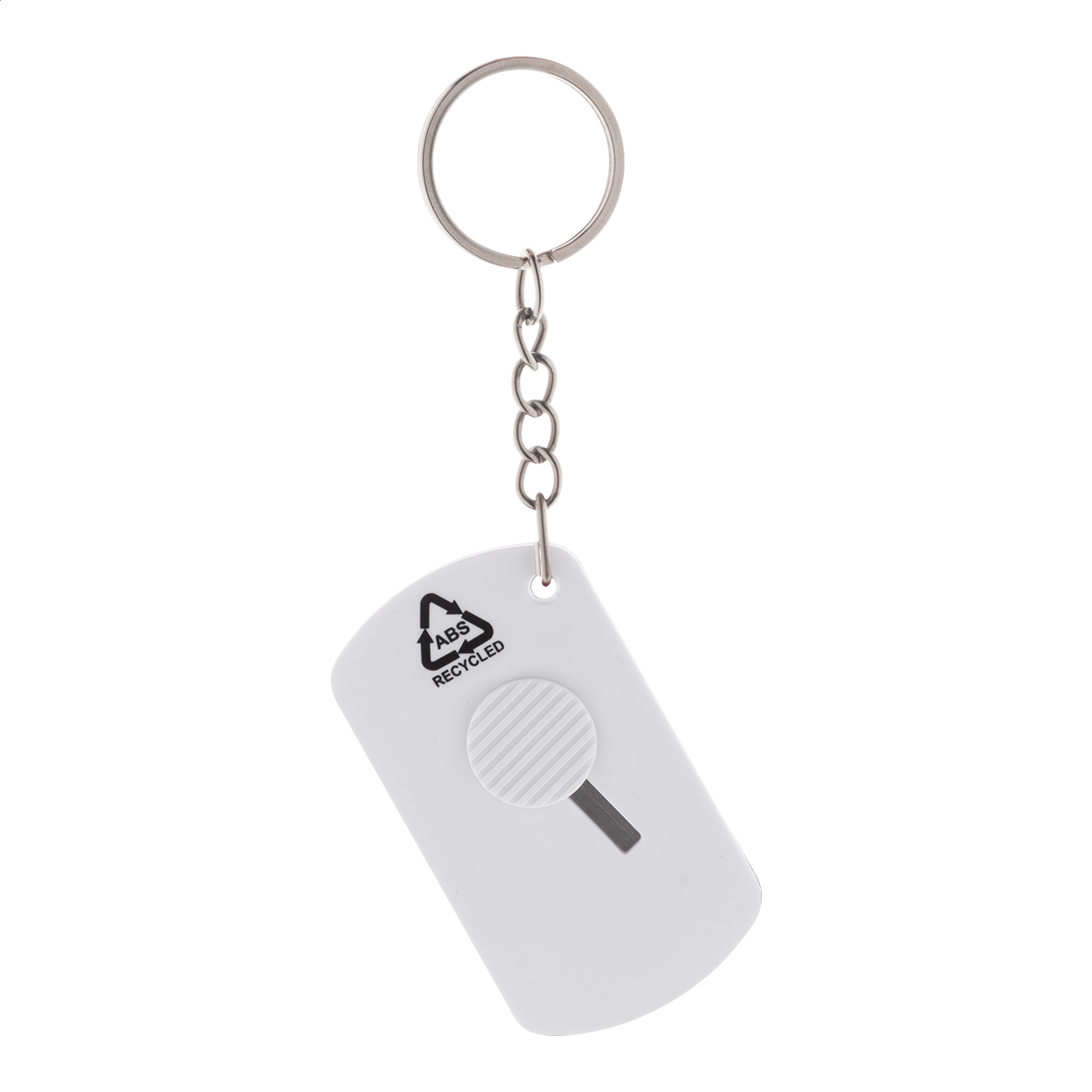 Portachiavi con tagliacarte — gadget promozionale personalizzabile con il tuo logo