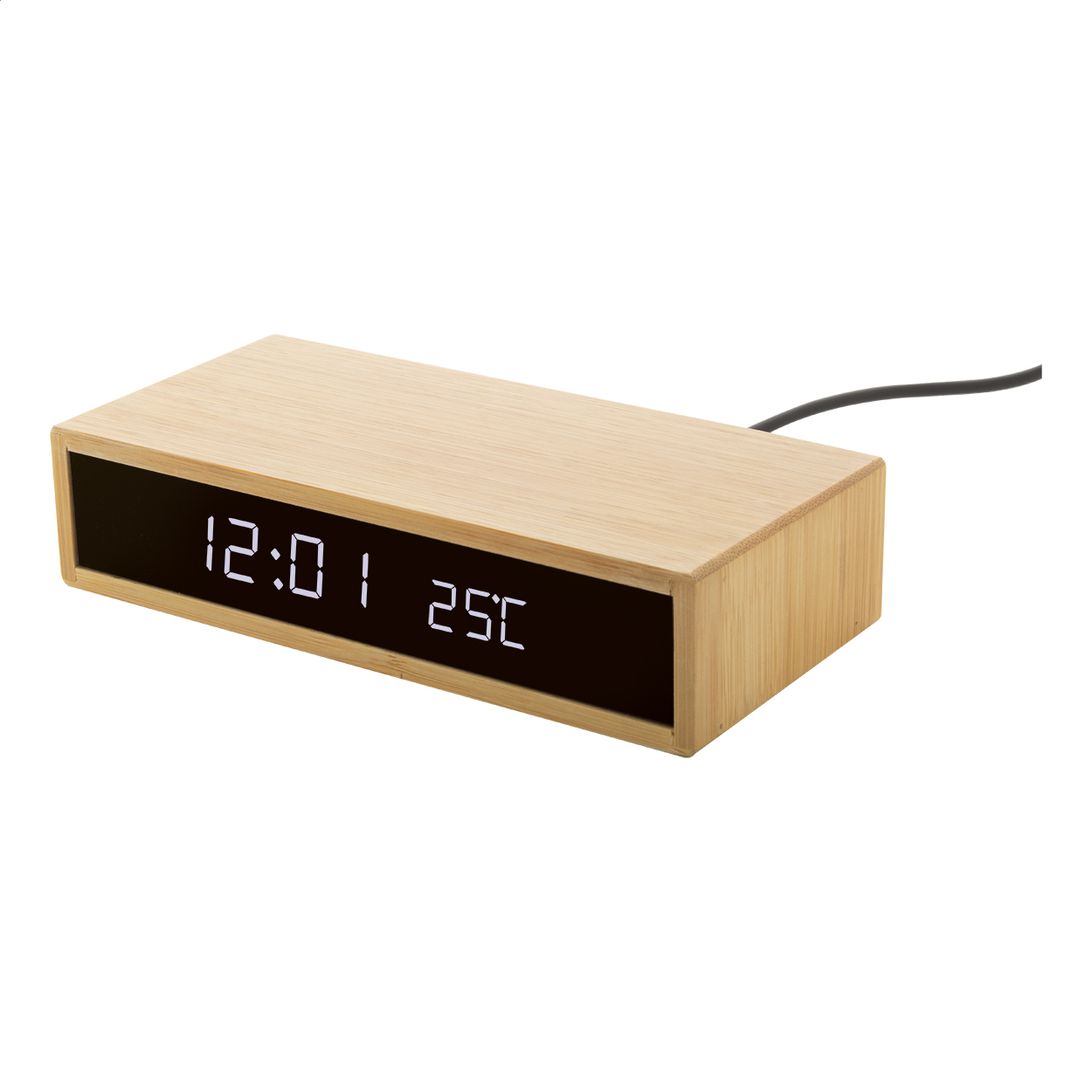 sveglia con caricabatterie wireless — gadget promozionale personalizzabile con il tuo logo