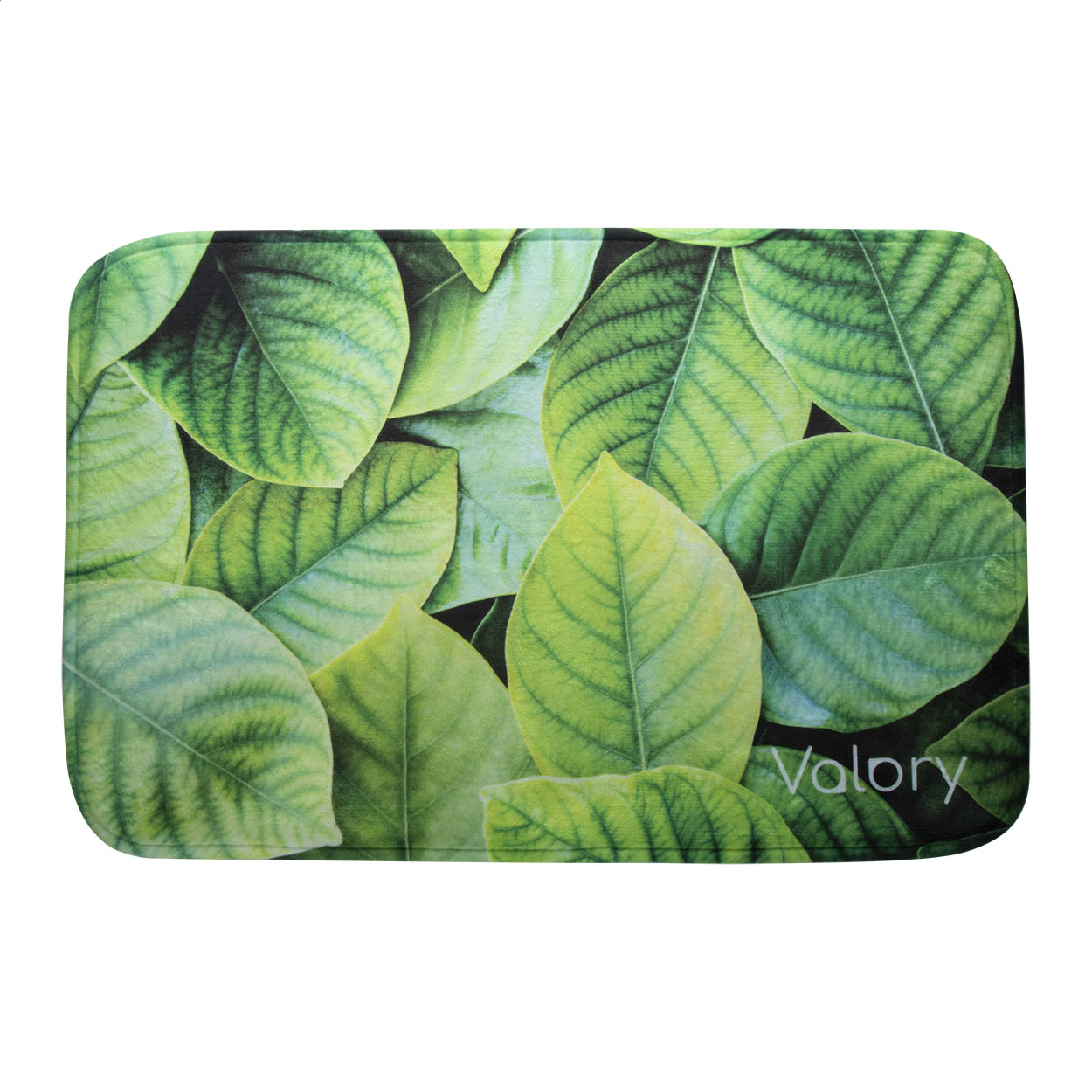 Tappetino bagno con superfice in flanella e grafica con stampa personalizzata — gadget promozionale personalizzabile con il tuo logo