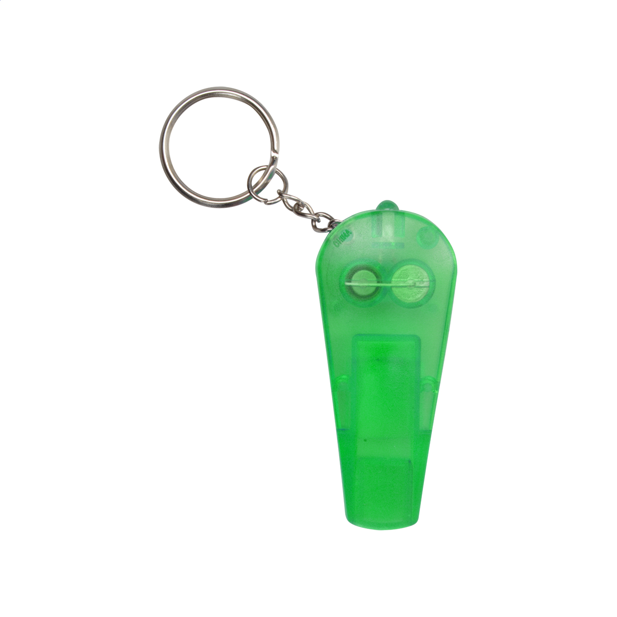 portachiavi con fischietto — gadget promozionale personalizzabile con il tuo logo