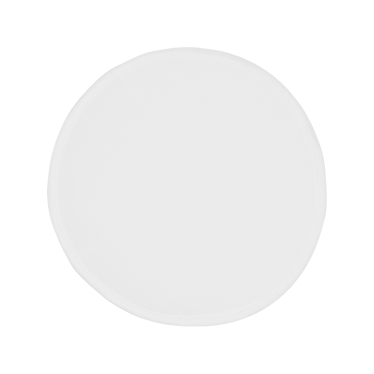 Frisbee pieghevole in nylon con custodia — gadget promozionale personalizzabile con il tuo logo