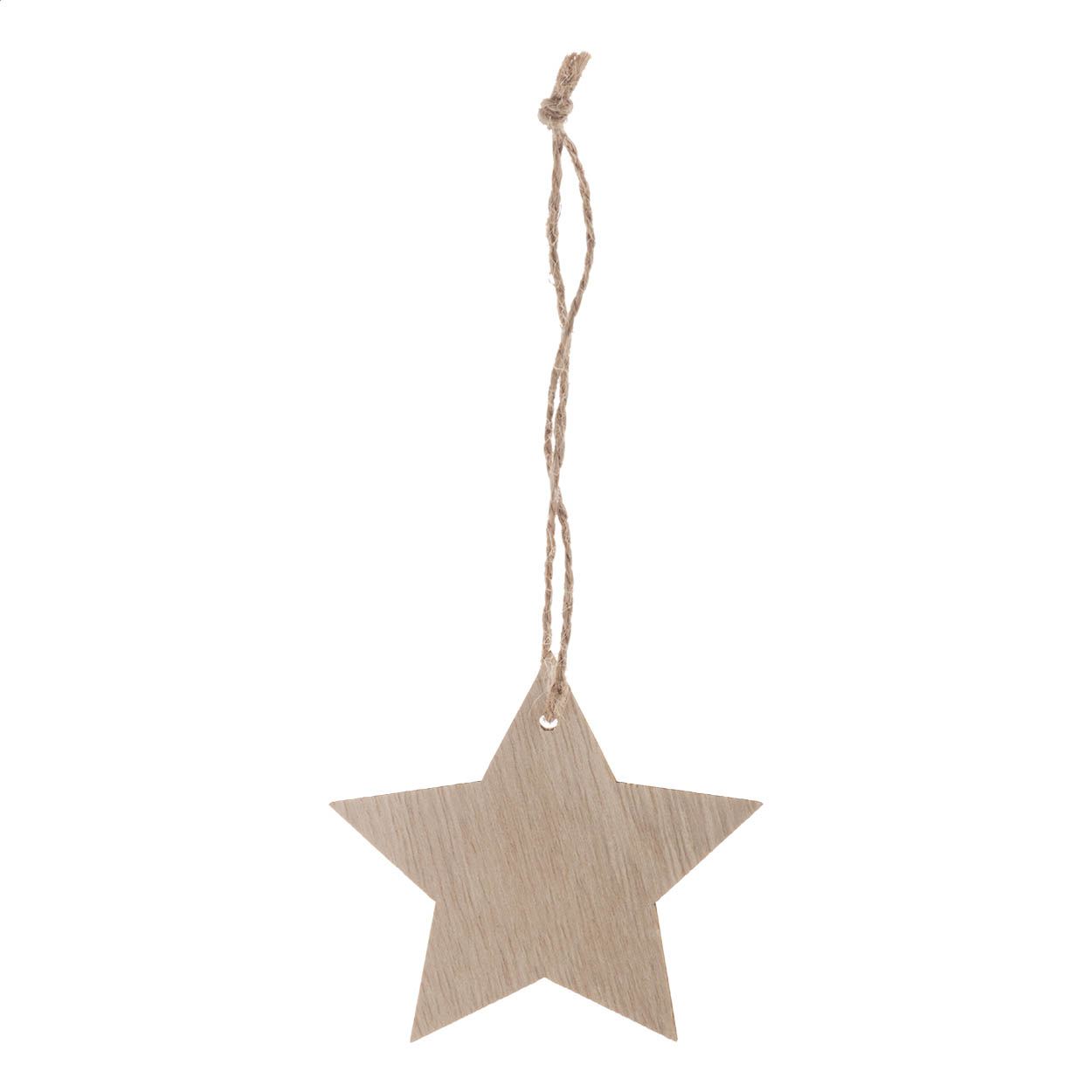 Decorazione natalizia, stella — gadget promozionale personalizzabile con il tuo logo
