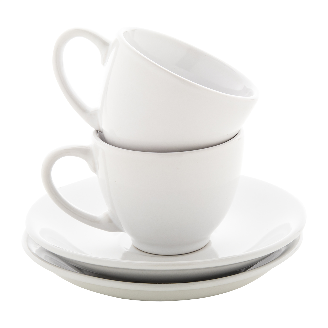 set tazzine da caffè — gadget promozionale personalizzabile con il tuo logo