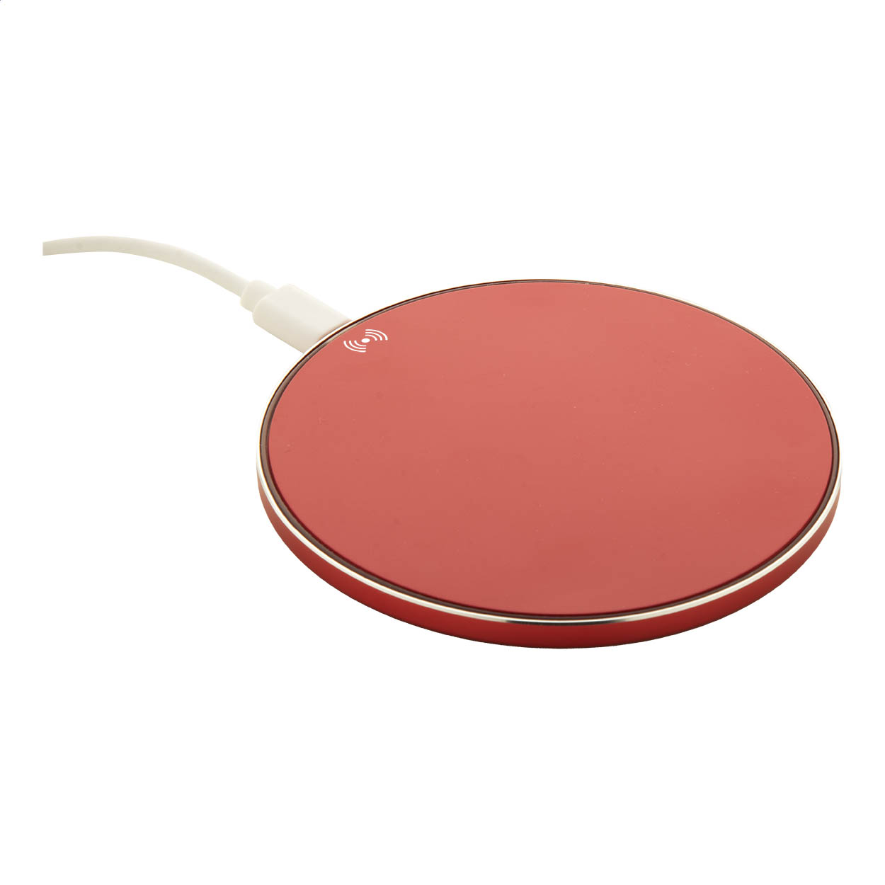 caricabatterie wireless — gadget promozionale personalizzabile con il tuo logo