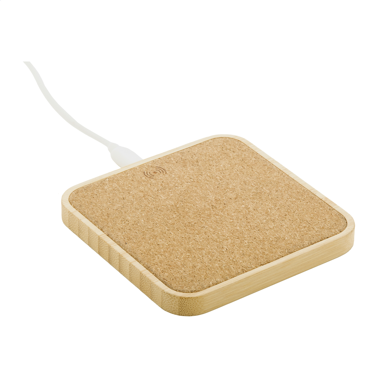 caricabatterie wireless — gadget promozionale personalizzabile con il tuo logo