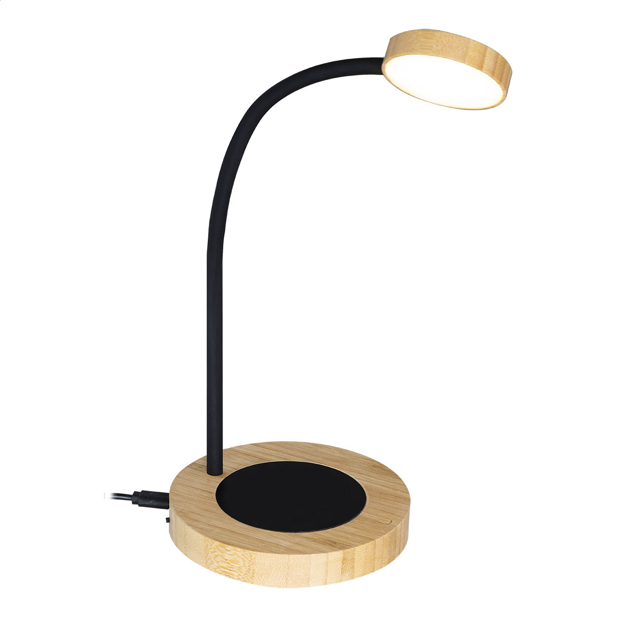 Lampada da tavolo con scalda tazza — gadget promozionale personalizzabile con il tuo logo