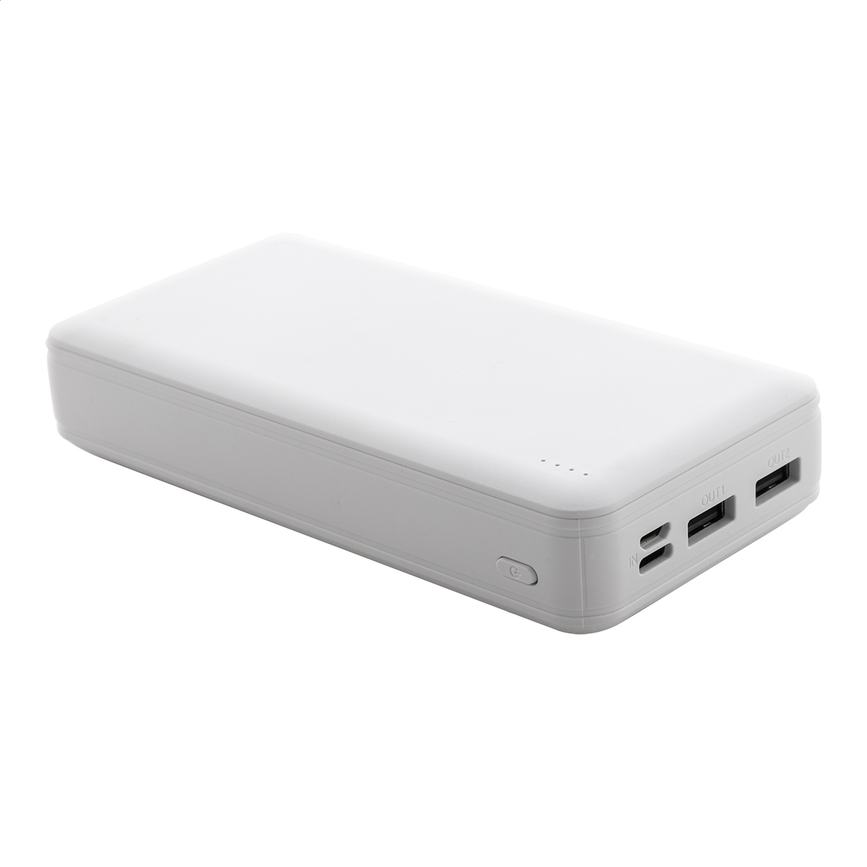 Power bank in RABS — gadget promozionale personalizzabile con il tuo logo