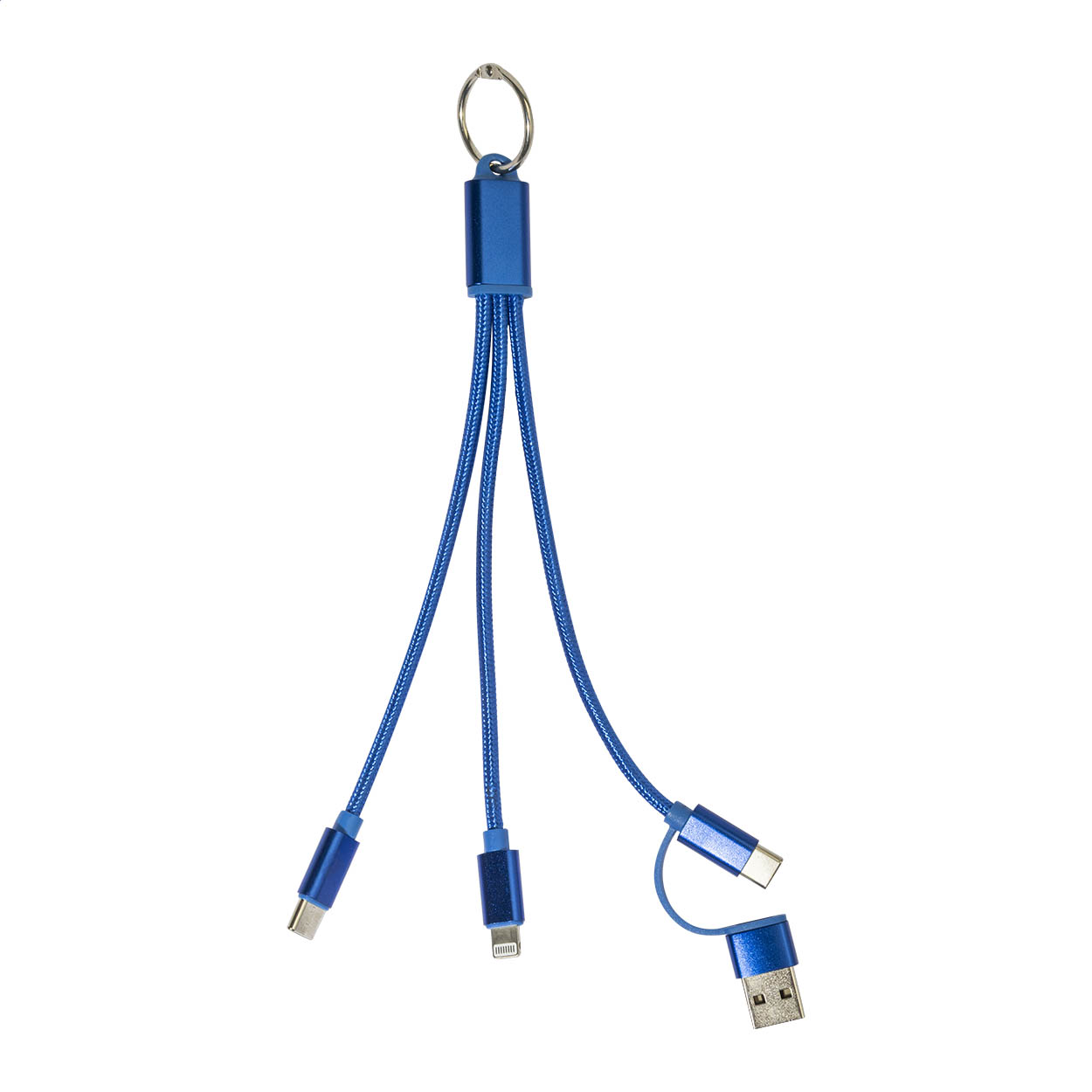 portachiavi con cavo di ricarica USB — gadget promozionale personalizzabile con il tuo logo