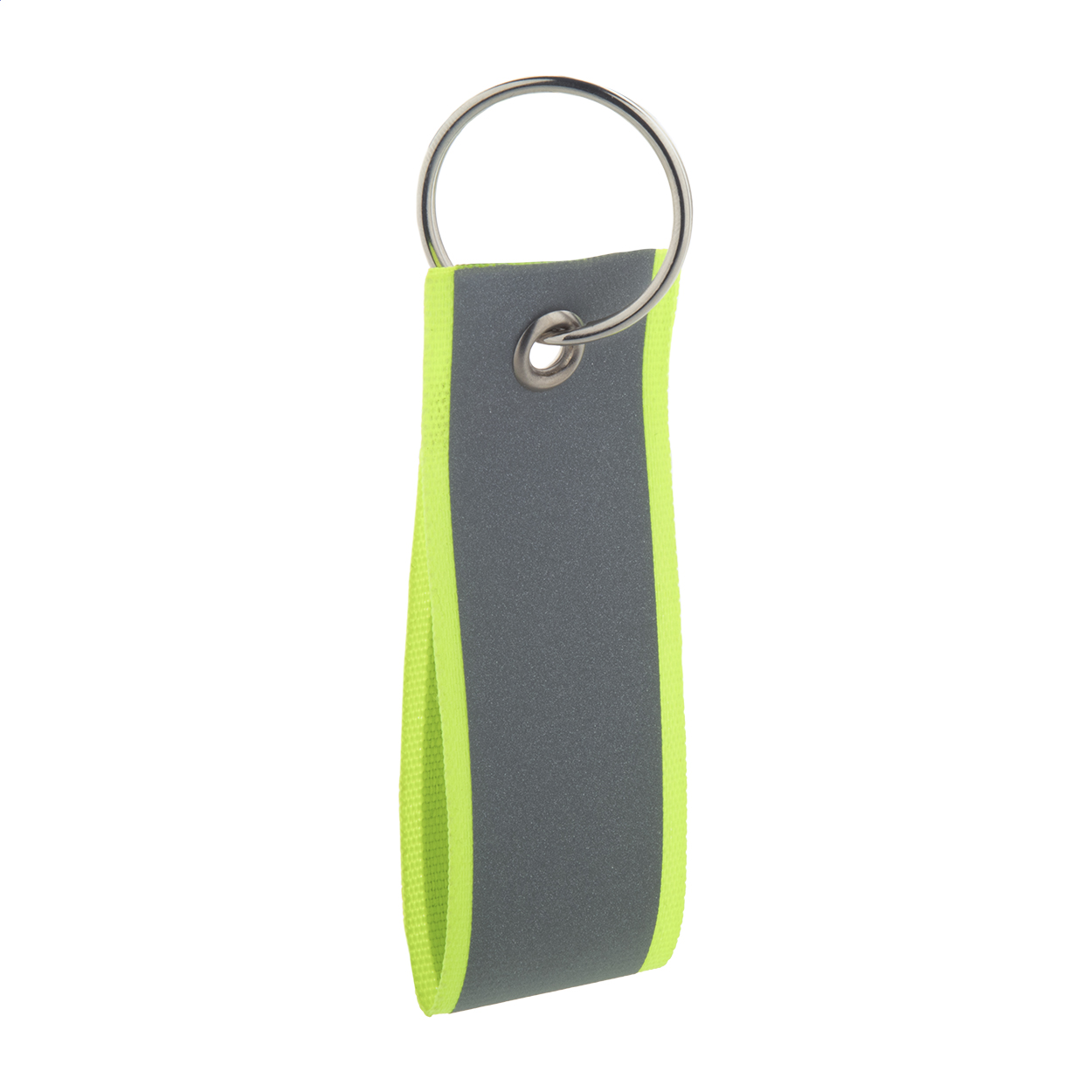 portachiavi riflettente — gadget promozionale personalizzabile con il tuo logo