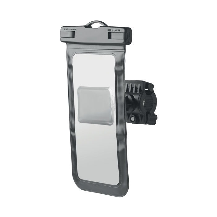 Custodia impermeabile per cellulare da bicicletta in PVC, ruotabile a 360 gradi — Sport & Outdoor personalizzabile con il tuo logo