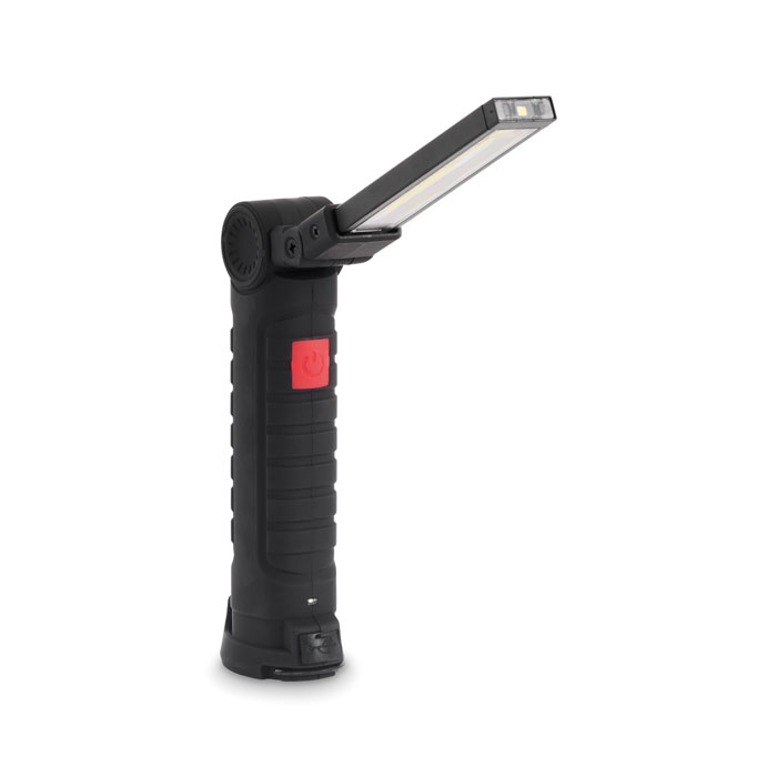 Luce da lavoro ricaricabile in alluminio da 1200 mAh con corpo ruotabile di 270° — Sport & Outdoor personalizzabile con il tuo logo
