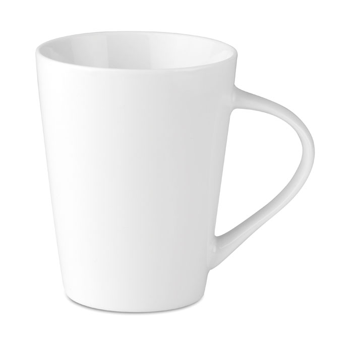Tazza conica in porcellana da 250ml — Drinkware & Lunch personalizzabile con il tuo logo