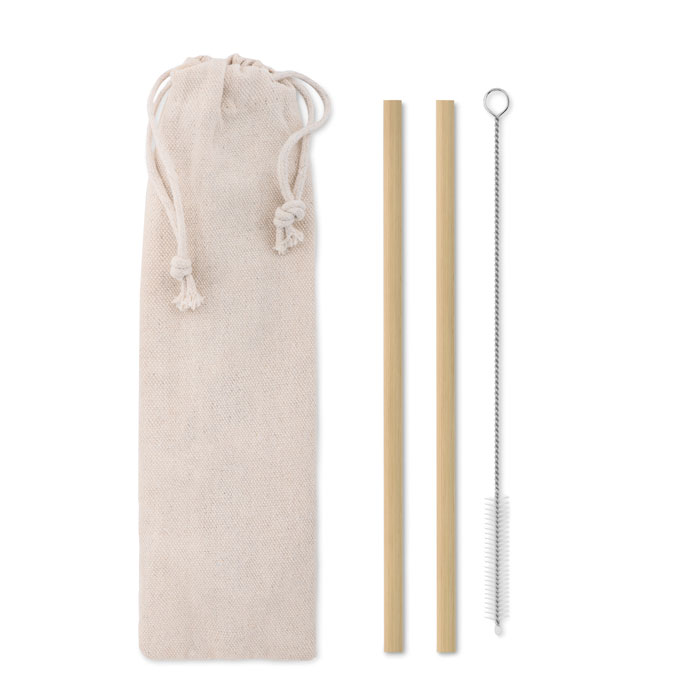 Cannucce in bamboo — Drinkware & Lunch personalizzabile con il tuo logo