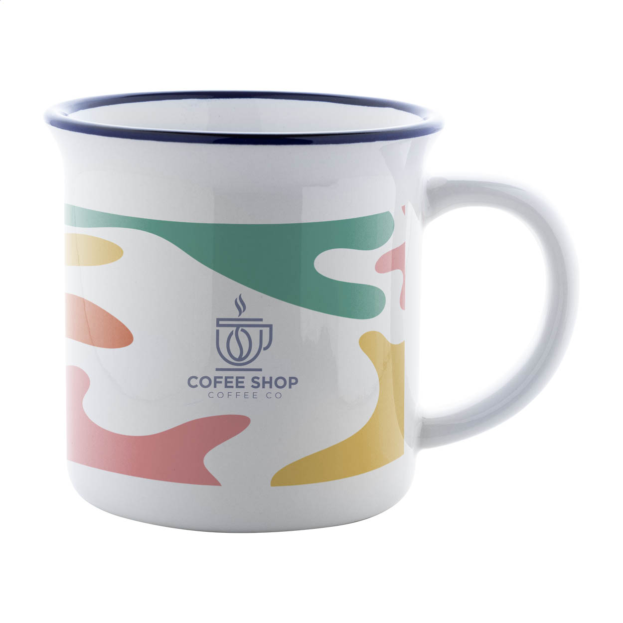 Tazza mug in ceramica 300 ml — Drinkware & Lunch personalizzabile con il tuo logo