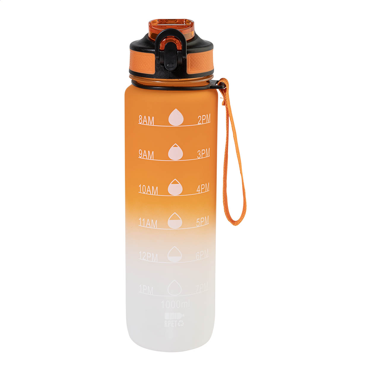 Borraccia in RPET satinato bicolore da 1000 ml — Drinkware & Lunch personalizzabile con il tuo logo