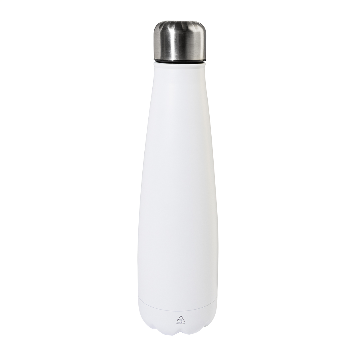 Borraccia in acciaio riciclato da 600ml con tappo a contrasto — Drinkware & Lunch personalizzabile con il tuo logo