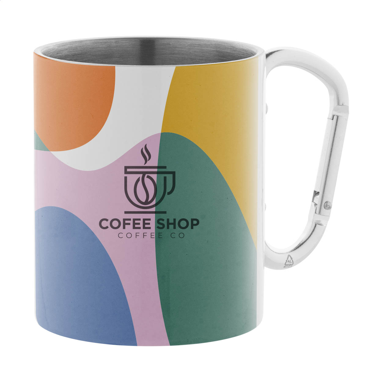 Tazza mug termica per sublimazione da 300ml — Drinkware & Lunch personalizzabile con il tuo logo