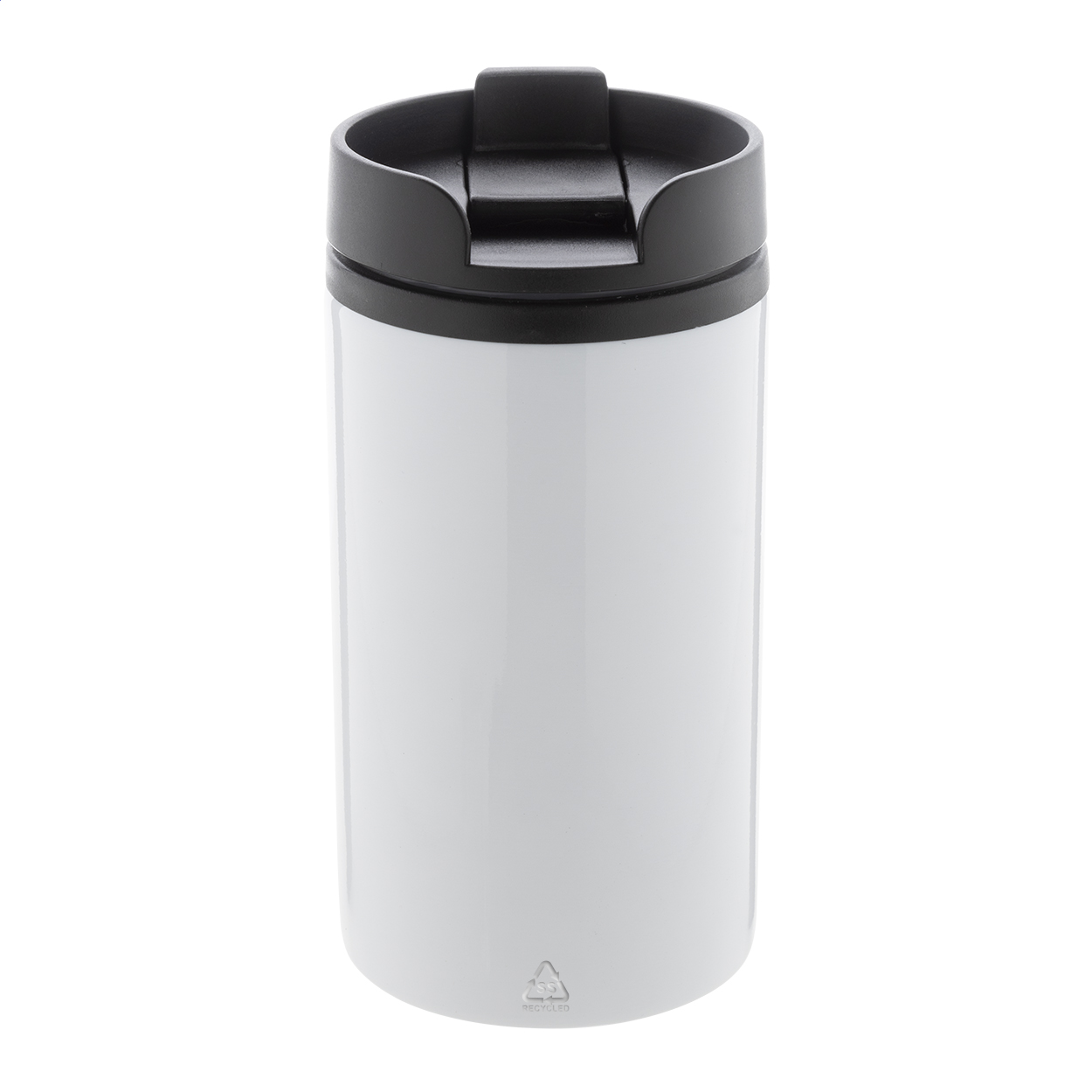 Bicchiere termico a doppia parete in acciaio riciclato da 250ml — Drinkware & Lunch personalizzabile con il tuo logo