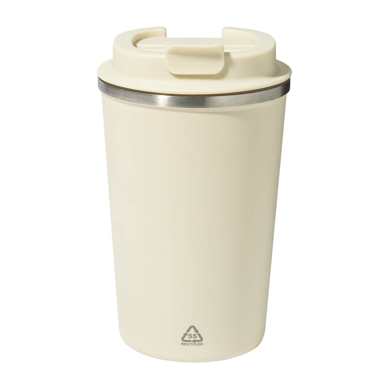 Bicchiere termico a doppia parete in acciaio riciclato con capacità di 350ml — Drinkware & Lunch personalizzabile con il tuo logo