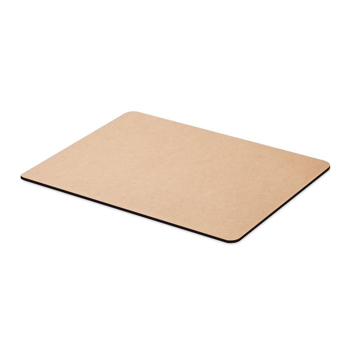 Tappetino mouse in carta riciclata con base antiscivolo in gomma — gadget promozionale personalizzabile con il tuo logo